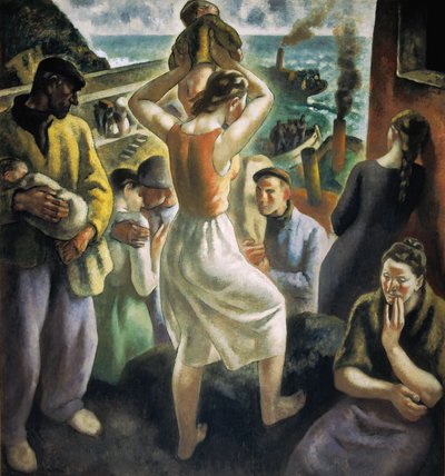 Španělská občanská válka: „Exodus“ (malba) od Aurelio Arteta Errasti
