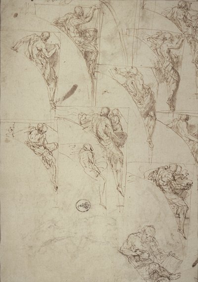 Studie pro proroky v Spandrels od Aurelio Luini