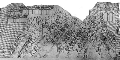 Útok na město Lachish, 700-692 př.nl, c1900-1920. od Austen Henry Layard