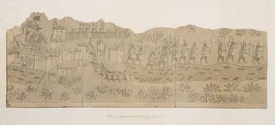 Obléhání a plenění města (Kouyunjik), z Monuments of Niniveh, hospoda. 1849 od Austen Henry Layard