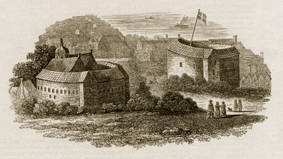 Bear Garden and Globe Theatre, Southwark, Londýn, c1600 c1815 od Austin