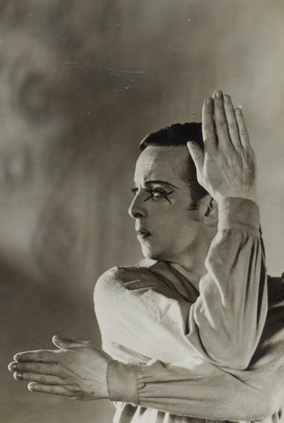 Pohlednice Roberta Helpmanna (1909-86) v The Wanderer 1941 od Australian Photographer