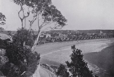 Sydney, NSW: Manly Beach (černobílá fotografie) od Australian Photographer