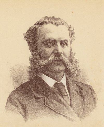 Kapitán Frederic Henry Trouton (barevná litografie) od Australian School