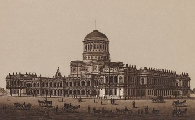 Melbourne, Austrálie: (litografie) od Australian School