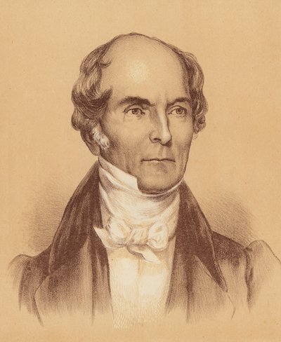 Sir Francis Forbes, první nejvyšší soudce Nového Jižního Walesu (barevná litografie) od Australian School