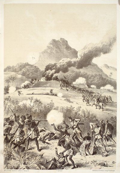 Taking a Maori redut, from The History of Australasia od Davida Blaira, McGradyho, Thomsona a Nivena, 1879 od Australian School