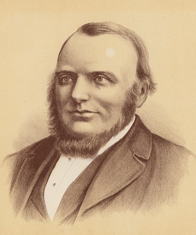 Ctihodný Charles Moore (barevná litografie) od Australian School