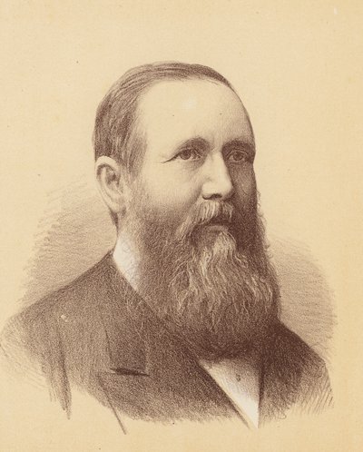 Ctihodný Edmund Webb (barevná litografie) od Australian School