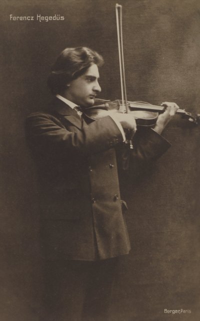 Ferencz Hegedus , maďarský houslista od Austrian Photographer