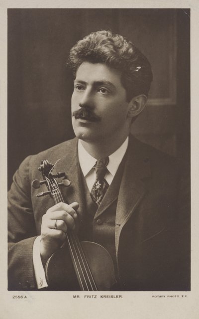 Fritz Kreisler , rakouský houslista a skladatel od Austrian Photographer
