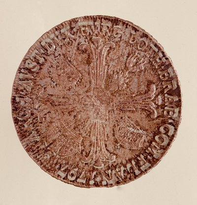 Rakouský stříbrný tolar (taler) císaře Františka II. (František I. Rakouský nebo František II. Svaté říše) (1768-1835) 1797 Diam. 4 cm Neapol, museo archeologico od Austrian School
