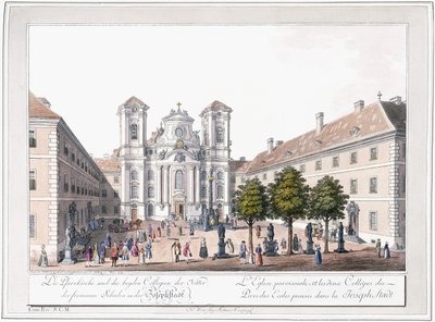 Kostel a dvě školy v Josefstadtu, 1779-1792 od Austrian School