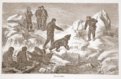 Lov se psy, 1876 od Austrian School