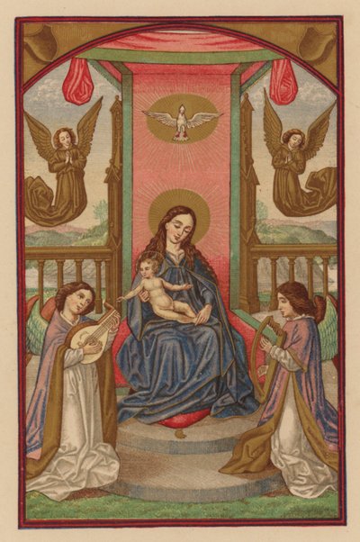 Ježíš král andělů (chromolit) od Austrian School