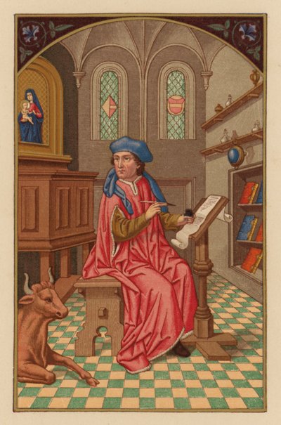 Lucas, Evang (chromolitho) od Austrian School