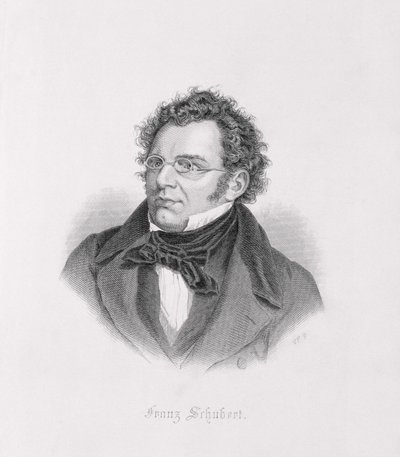 Portrét Franze Schuberta (1768-1827) od Austrian School
