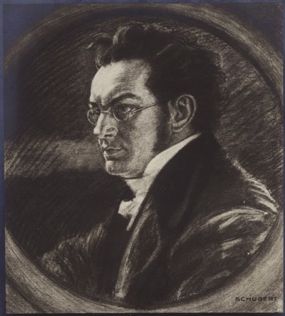 Portrét Franze Schuberta od Austrian School