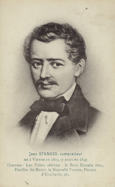 Portrét Johanna Strausse II od Austrian School