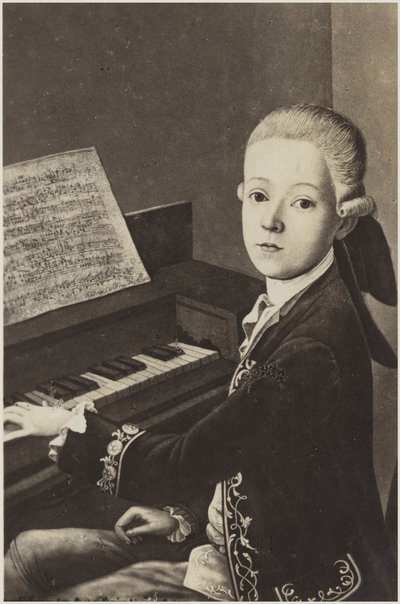 Portrét Wolfganga Amadea Mozarta od Austrian School