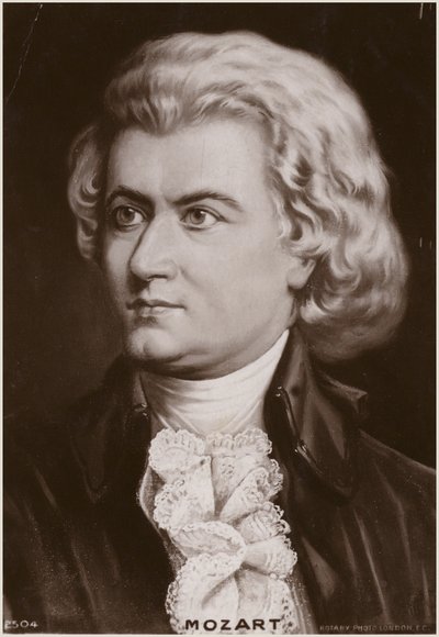 Portrét Wolfganga Amadea Mozarta od Austrian School