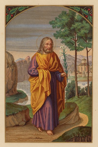Svatý Josef, patron církve (chromolit) od Austrian School