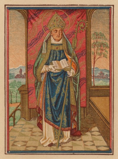 Saint Bishop (chromolit) od Austrian School