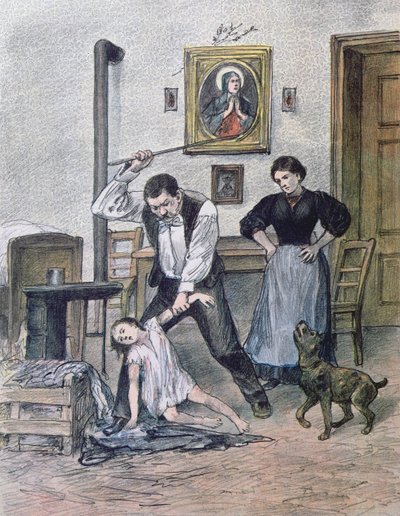 Krutý otec, 1897 od Austrian School