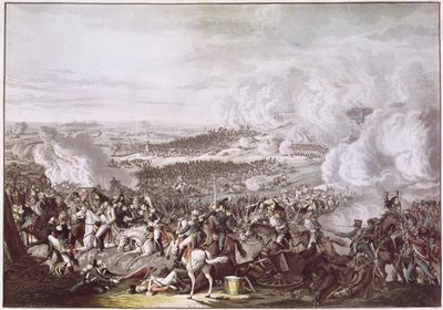 Napoleonův let (1769-1821) po bitvě u Waterloo, 18. června 1815, asi 1815-30 od Austrian School