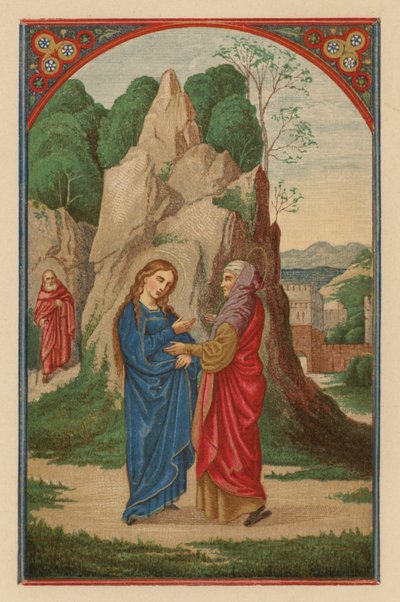 Návštěva B M V (chromolit) od Austrian School