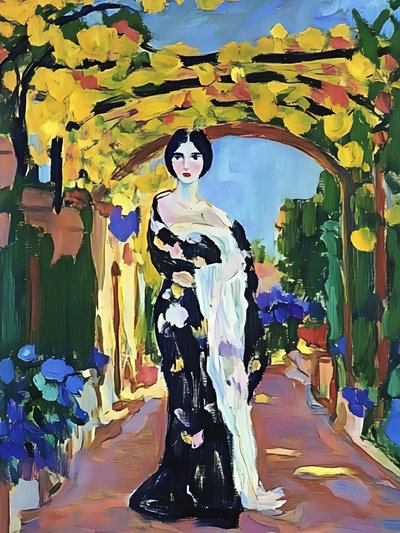 Elegantní dámská zahrada od Avanesova Elena