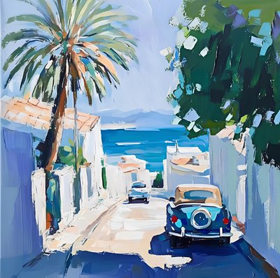 Mediteránská vesnice Drive od Avanesova Elena