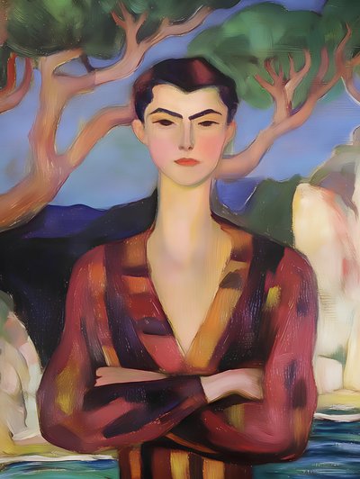 Elegantní postava na pobřeží od Avanesova Elena