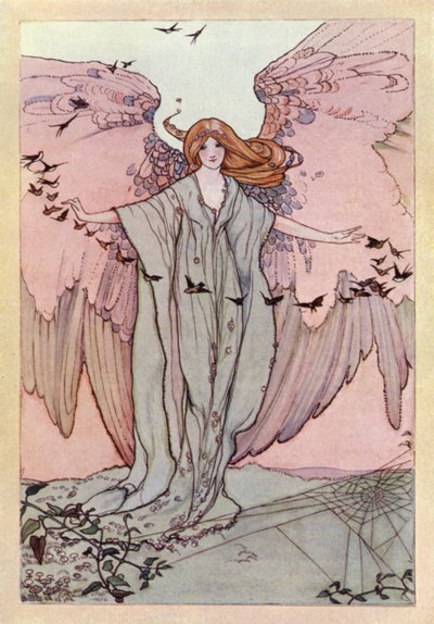 John Keats: Imitation Of Spenser (barevné lito) od Averil Mary Burleigh