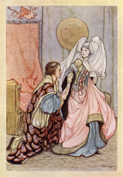 John Keats: Óda na melancholii (barevné lito) od Averil Mary Burleigh