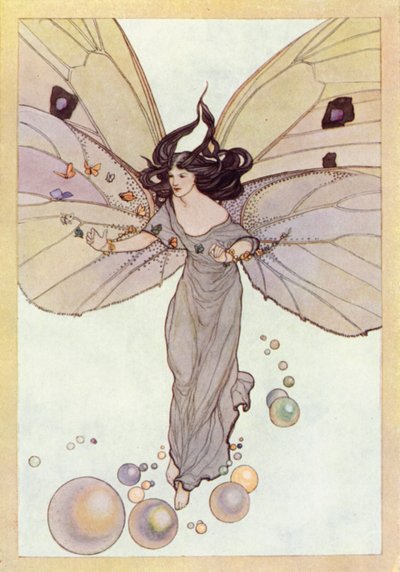 John Keats: To Fancy (barevné lito) od Averil Mary Burleigh