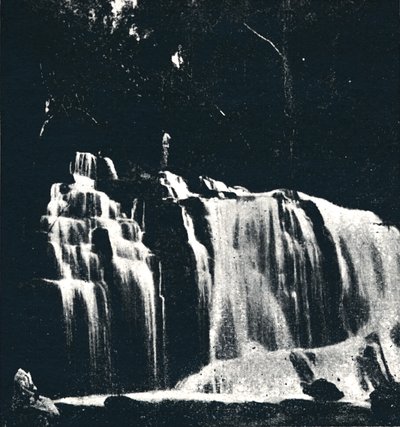 Vodopád na Rio Dourado Lencoes, 1895 od Axel Frick
