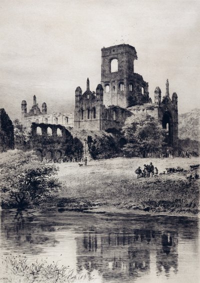 Kirkstall Abbey z jihovýchodu od Axel Haig
