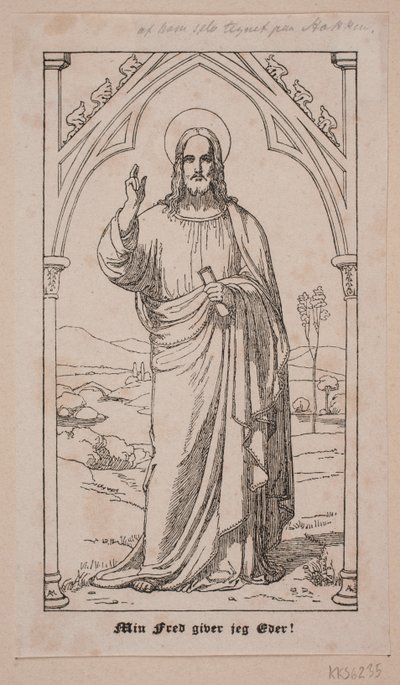 Kristovo požehnání od Axel Theodor Kittendorff