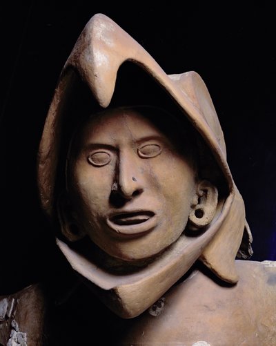 Orlí válečník z Domu orlů, datovaný do cca. 1469 (terakota) od Aztec