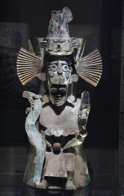 Kadidlo v podobě boha Tlaloca, Tlahuac, pozdní postklasické období, cca 1500 od Aztec