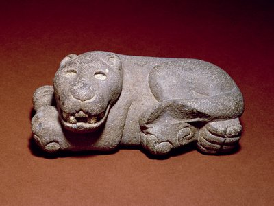Ležící jaguár, 1440-1521 od Aztec
