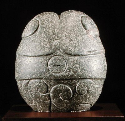 Abstraktní srdce, pozdní post klasického období (kámen) od Aztec Aztec