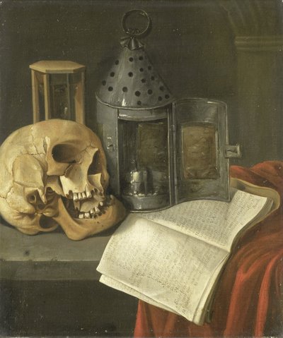 Zátiší Vanitas od B. Schaak