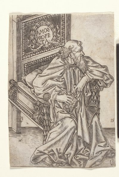 Amos, z „The Prophets“, c.1475 (gravírování) od Baccio Baldini
