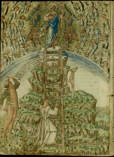 Baldini, Baccio - Žebřík ctnosti 1477 od Baccio Baldini