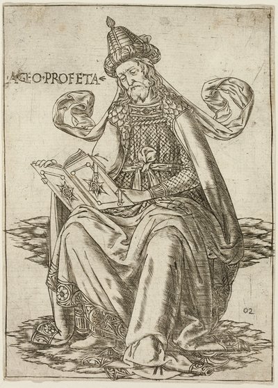 Prorok Haggai od Baccio Baldini