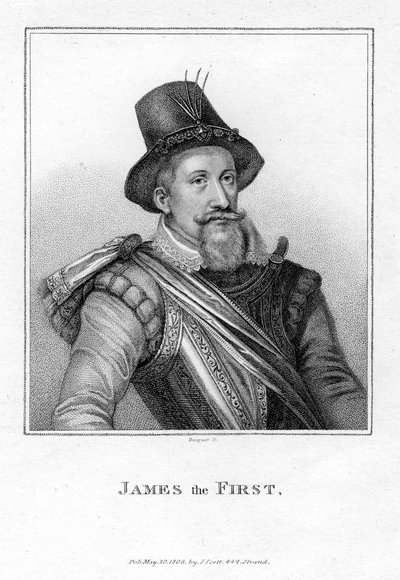 Jakub I. Anglický a VI. Skotský, 1806. od Bacquet