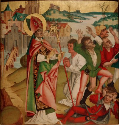 Svatý Hubert od Badener Nelkenmeister