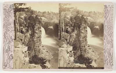 Ausable Chasm - Birmingham Falls, z Block Point od Baldwin Photo